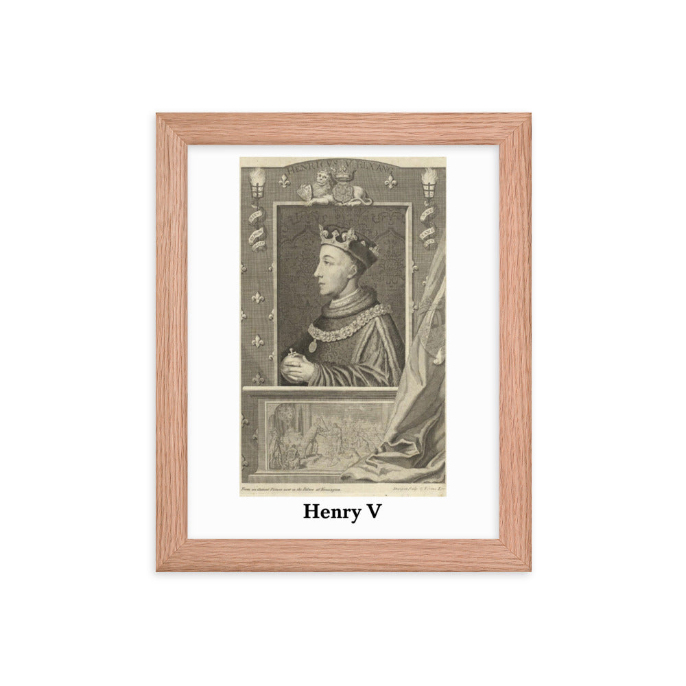 Henry V framed poster