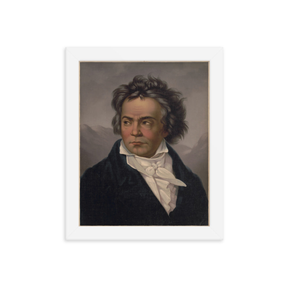 Beethoven framed poster