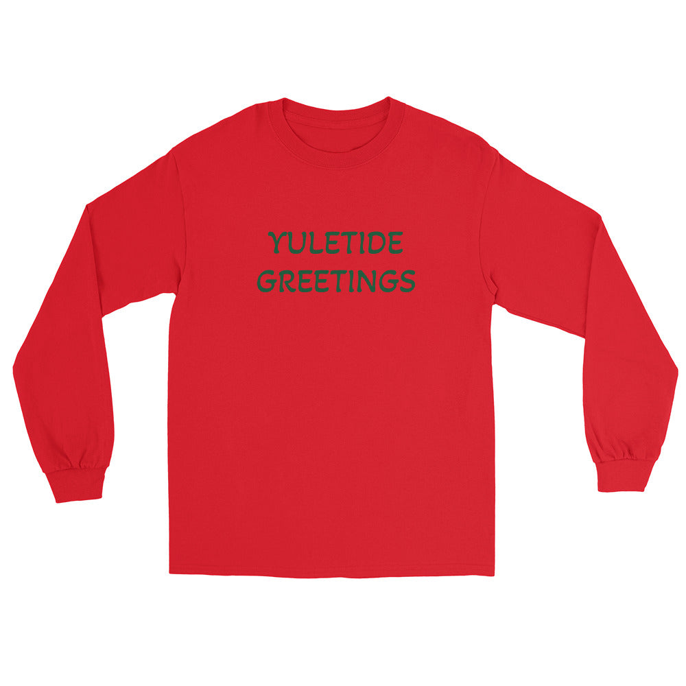 Yuletide Greetings Men’s Long-Sleeve Shirt