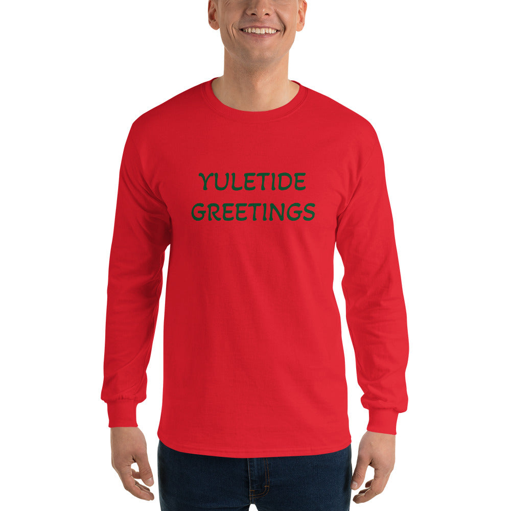 Yuletide Greetings Men’s Long-Sleeve Shirt