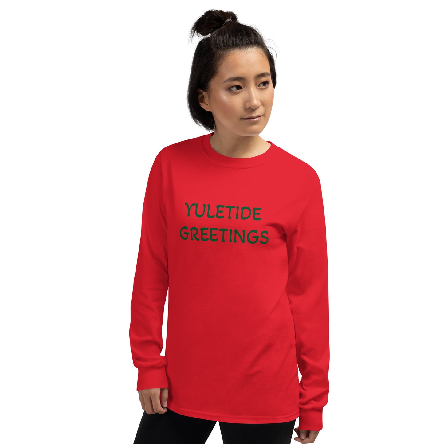 Yuletide Greetings Men’s Long-Sleeve Shirt