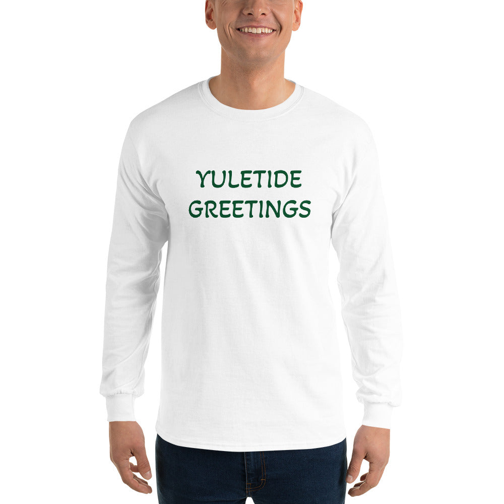 Yuletide Greetings Men’s Long-Sleeve Shirt