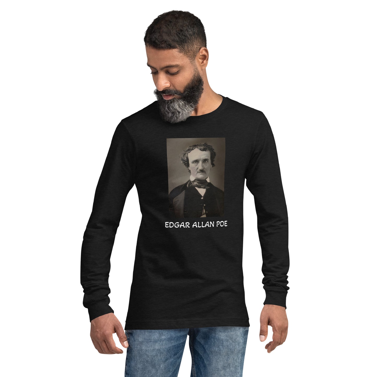 Edgar Allan Poe Unisex Long-Sleeve Tee