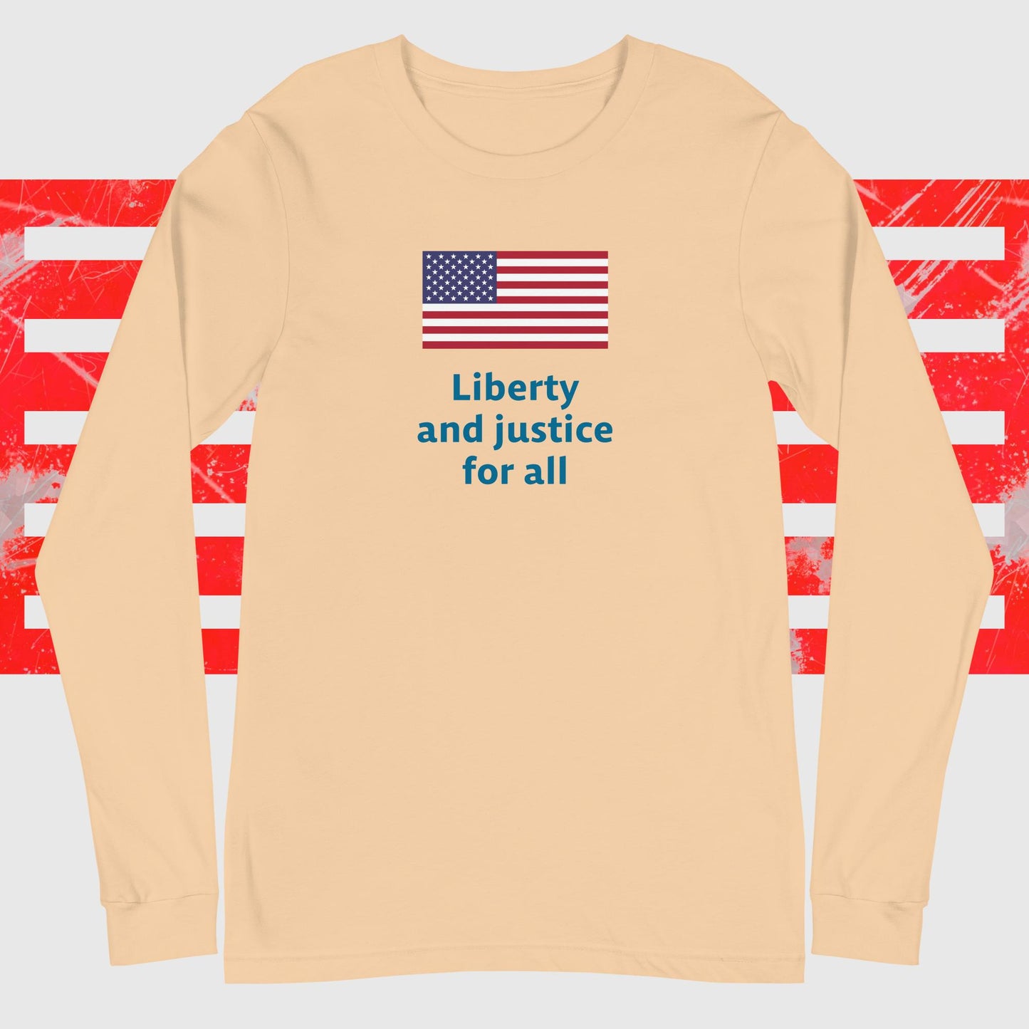 Liberty and justice Long-Sleeve Tee