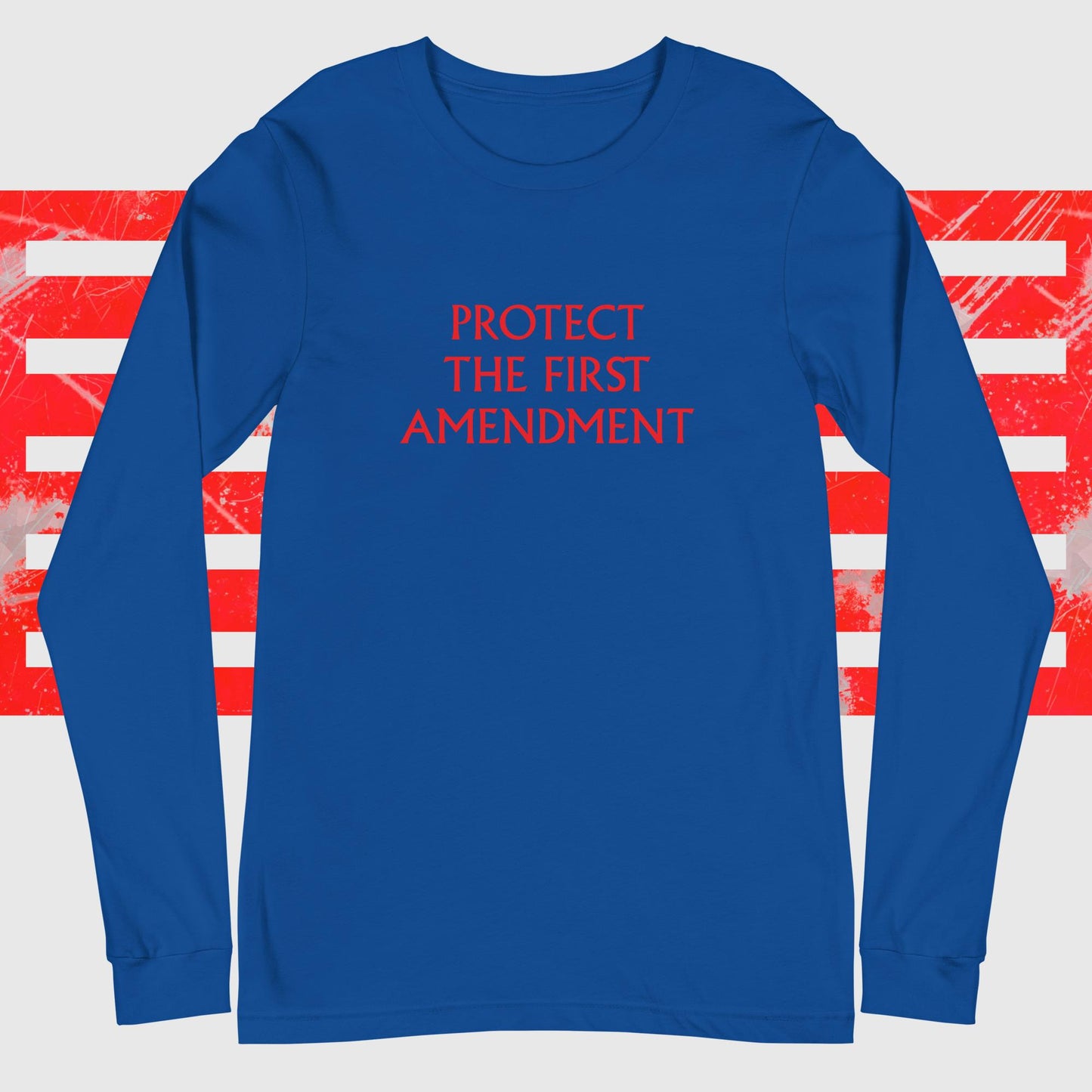 Protect the First Amendment Unisex Long-Sleeve Tee