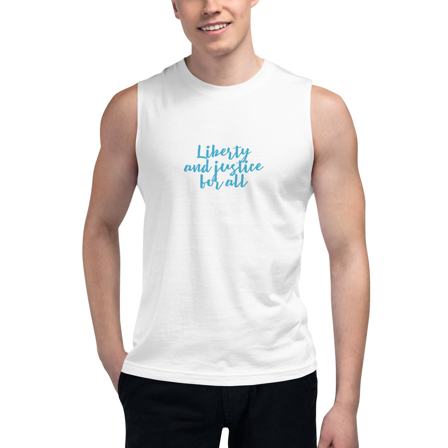 Liberty and justice for all, Muscle Shirt