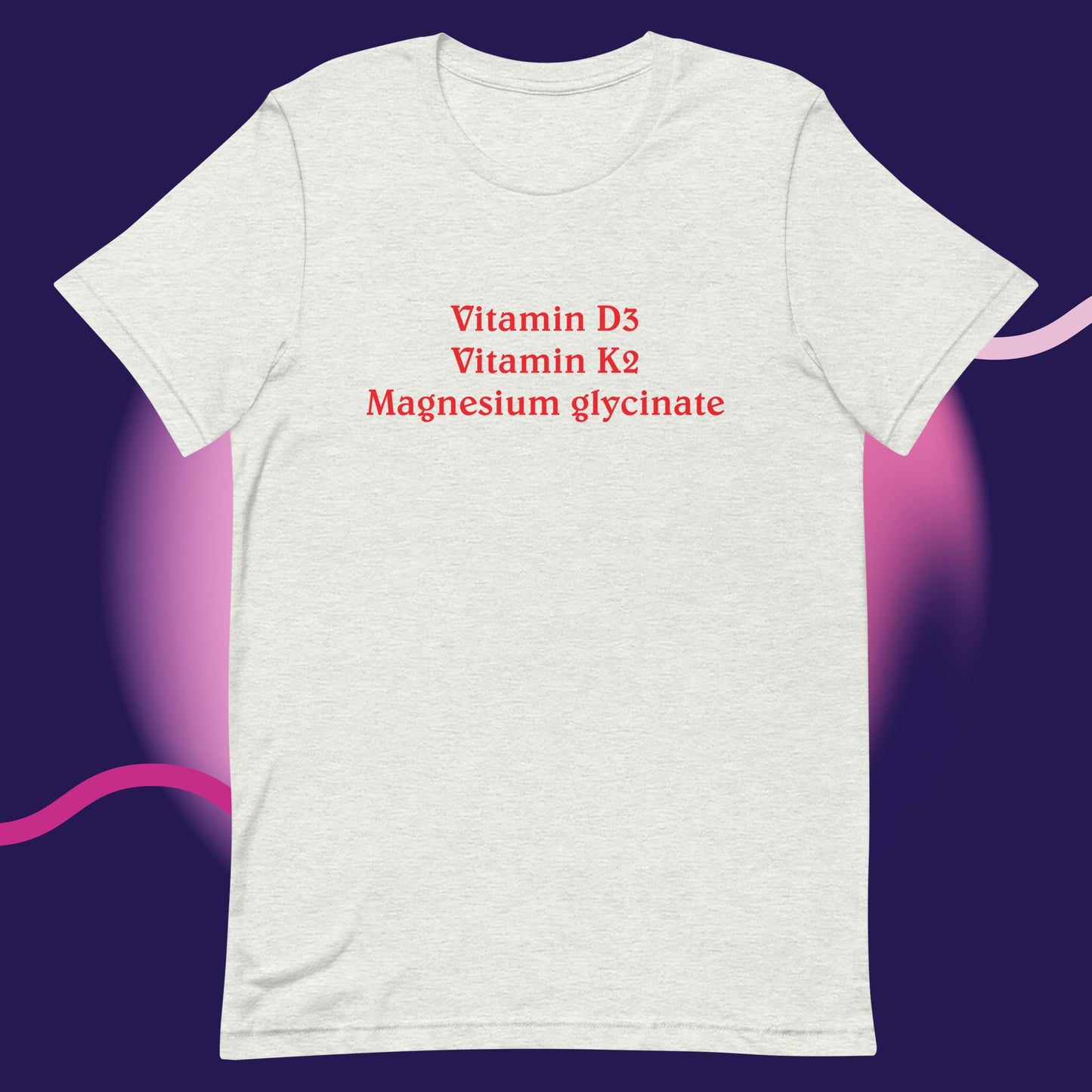 Vitamin D3 etc. Unisex t-shirt