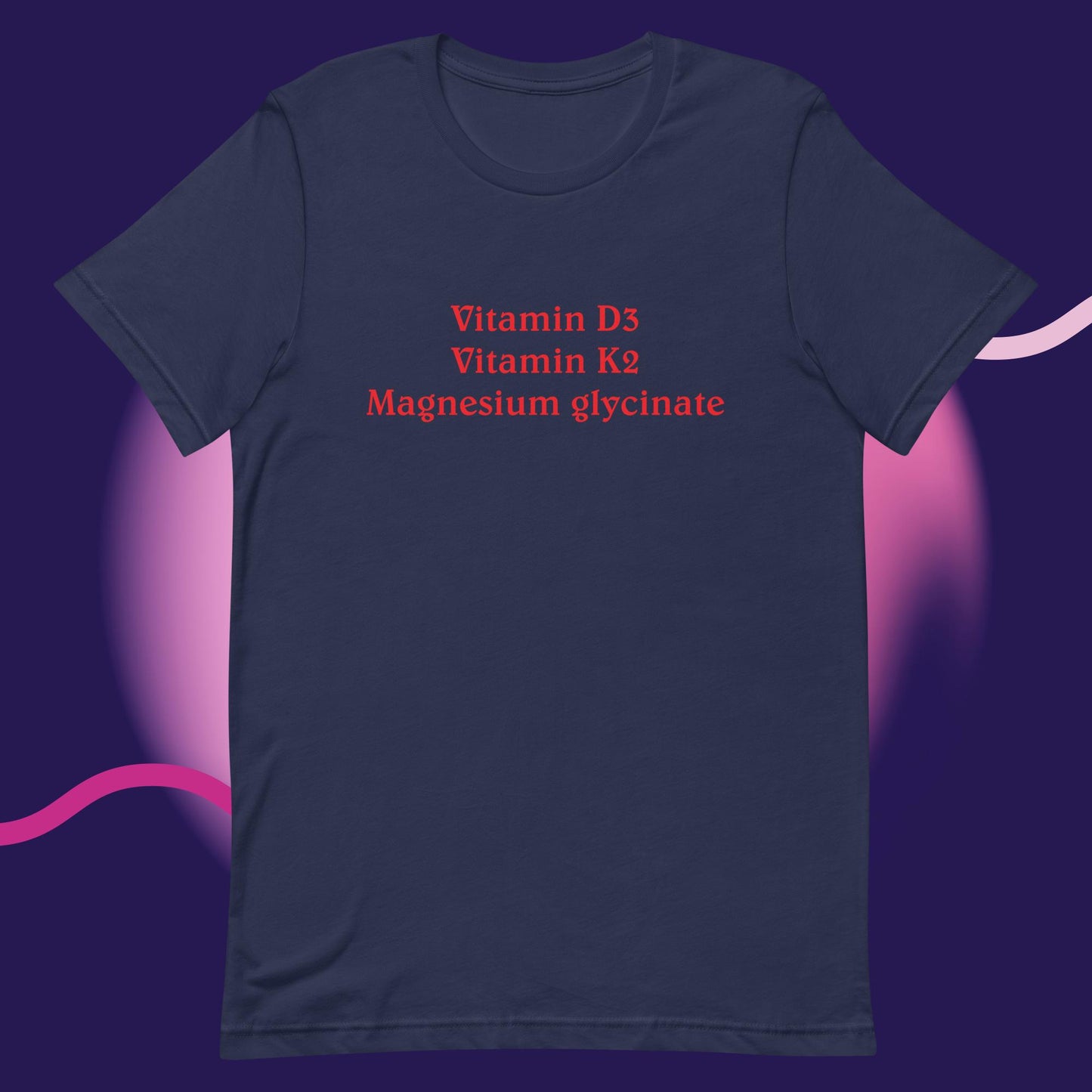 Vitamin D3 etc. Unisex t-shirt