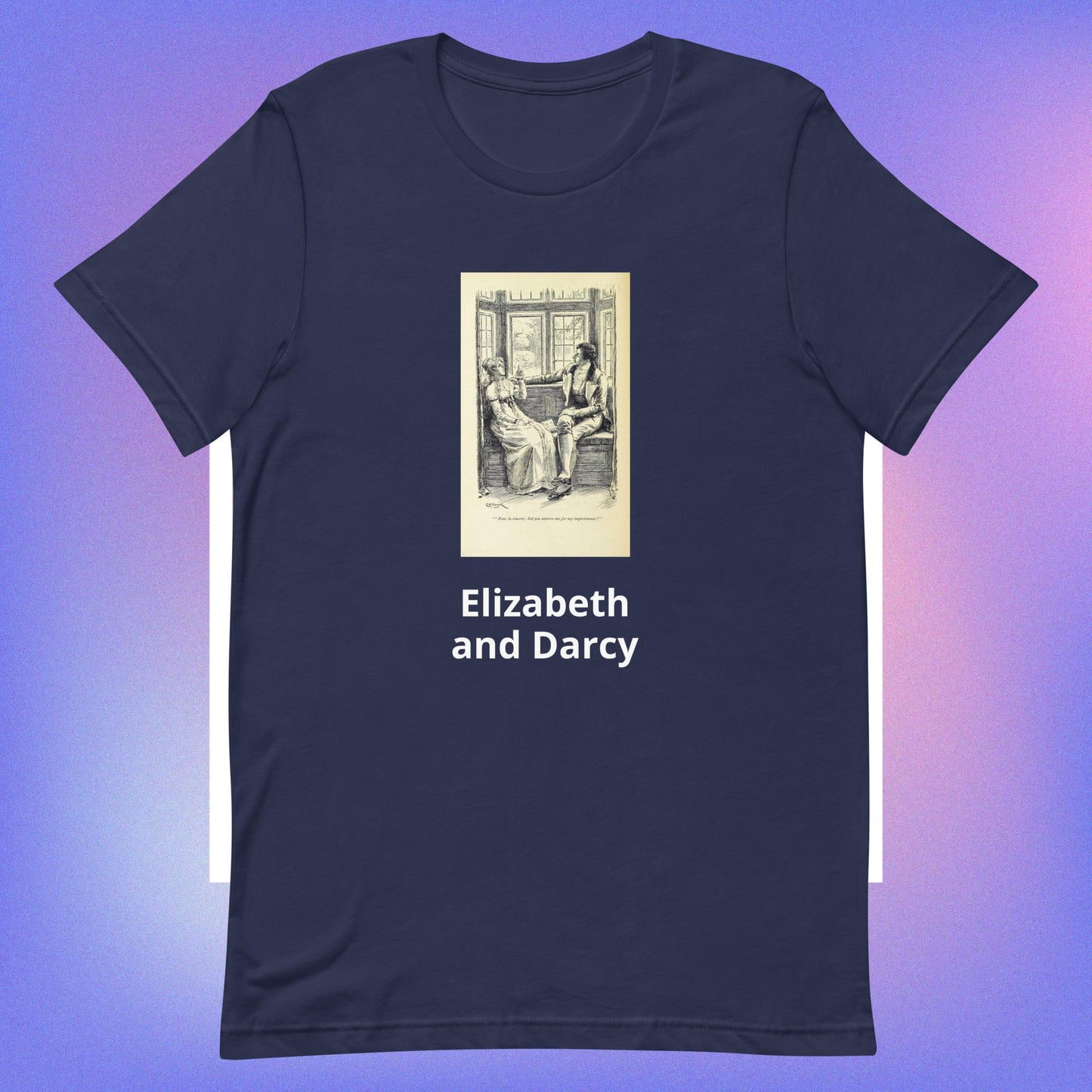Elizabeth and Darcy t-shirt