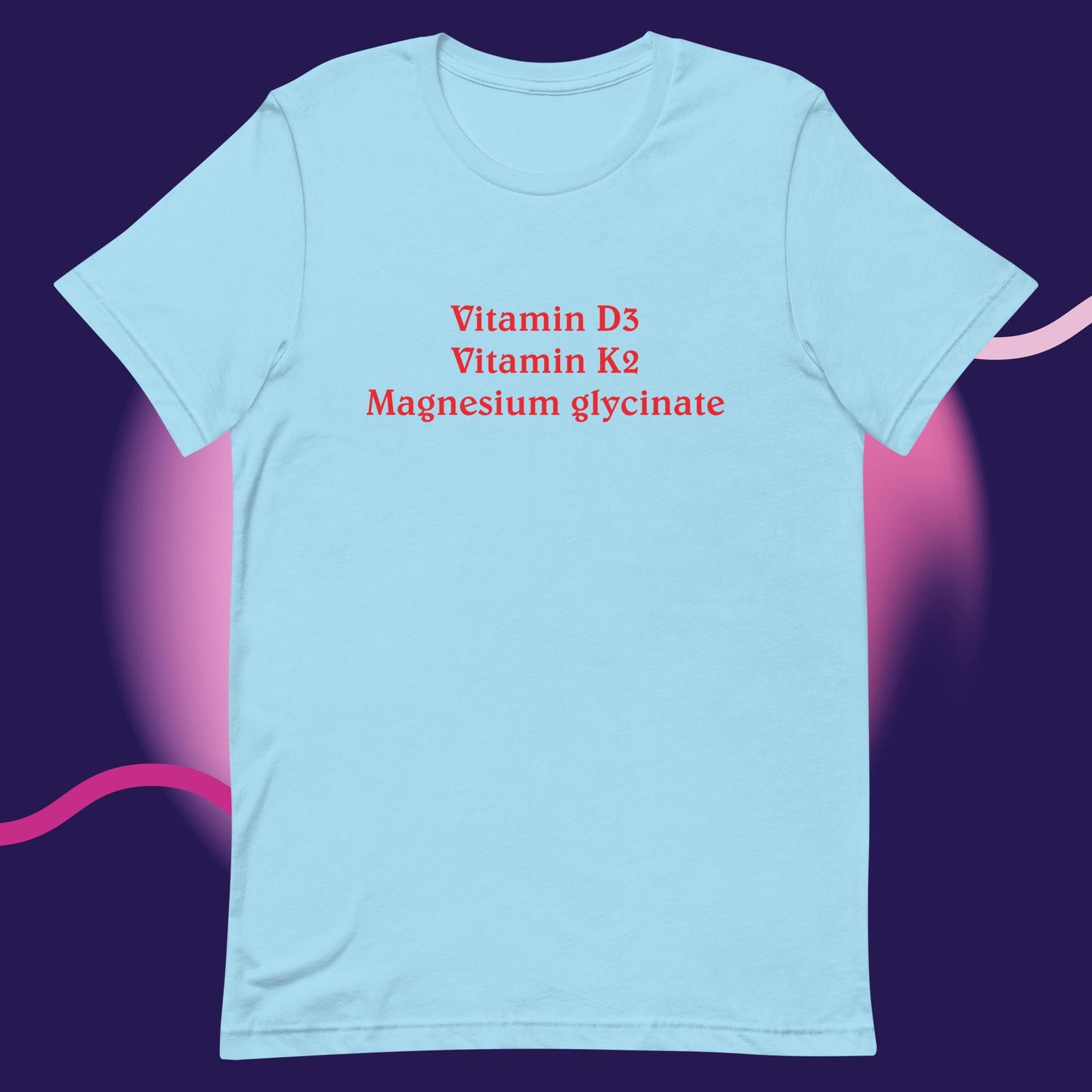 Vitamin D3 etc. Unisex t-shirt