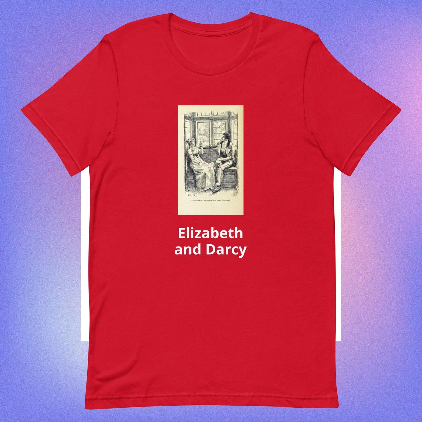 Elizabeth and Darcy t-shirt
