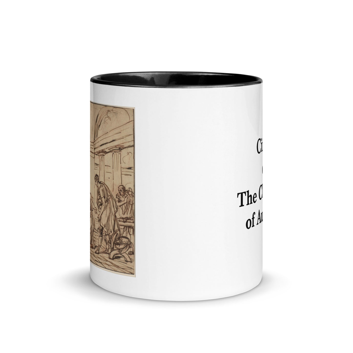Cinna mug with color inside