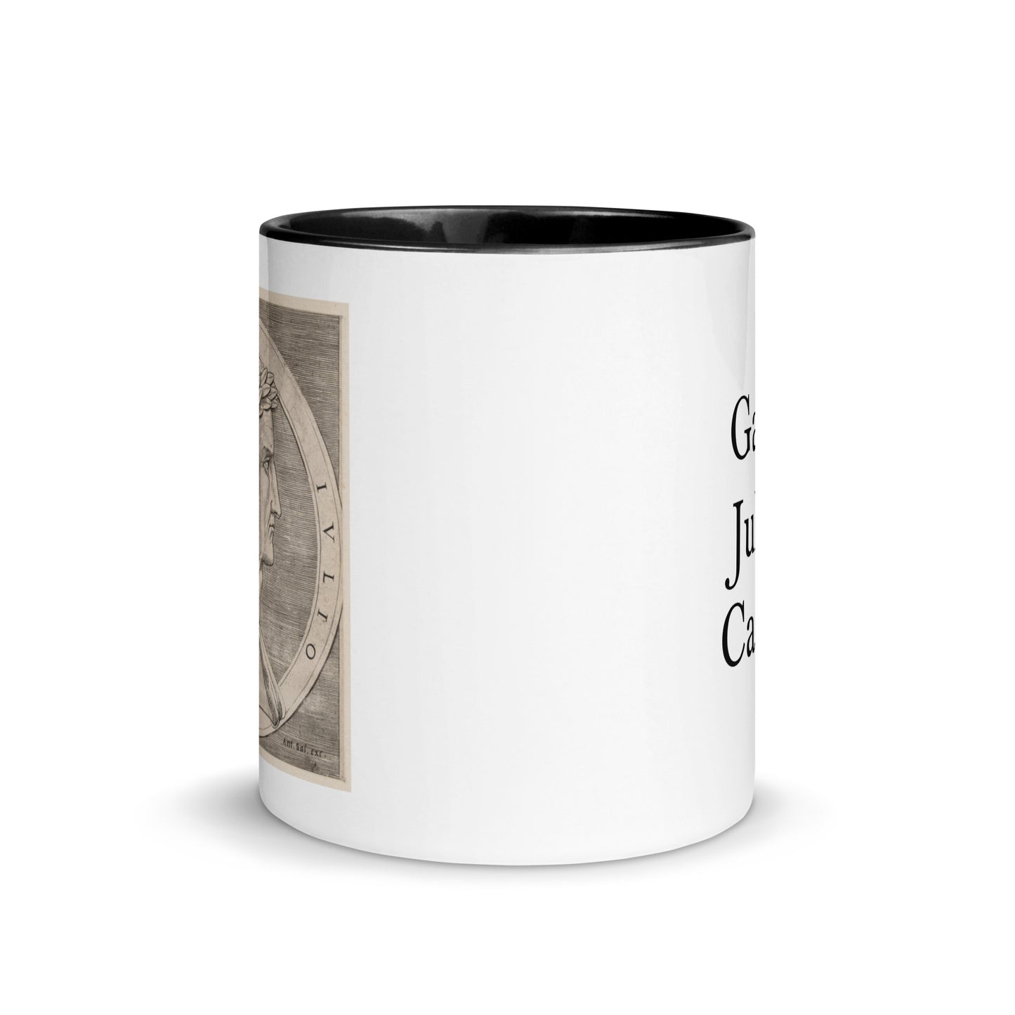 Gaius Julius Caesar mug with color inside