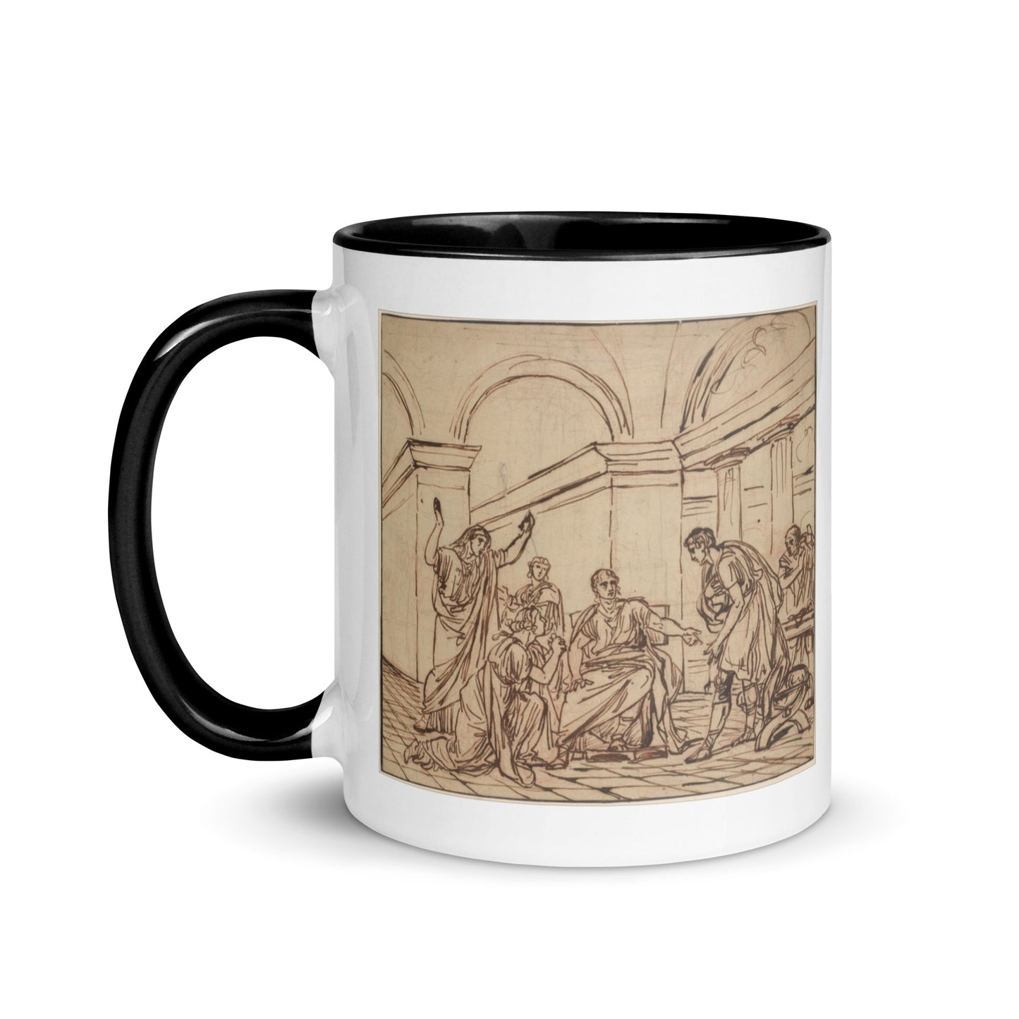 Cinna mug with color inside