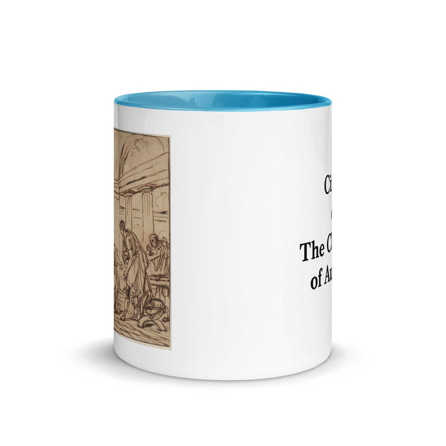 Cinna mug with color inside