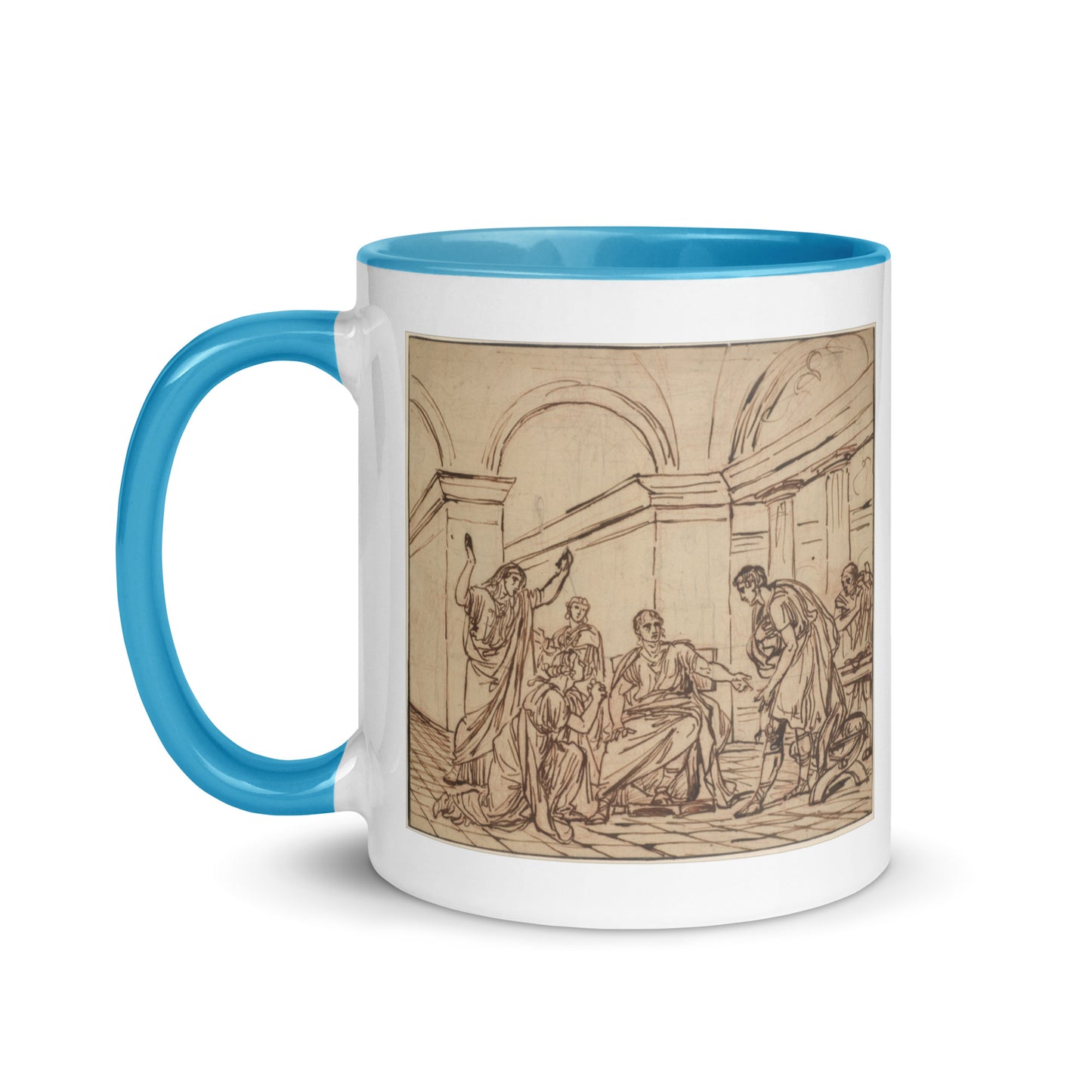 Cinna mug with color inside