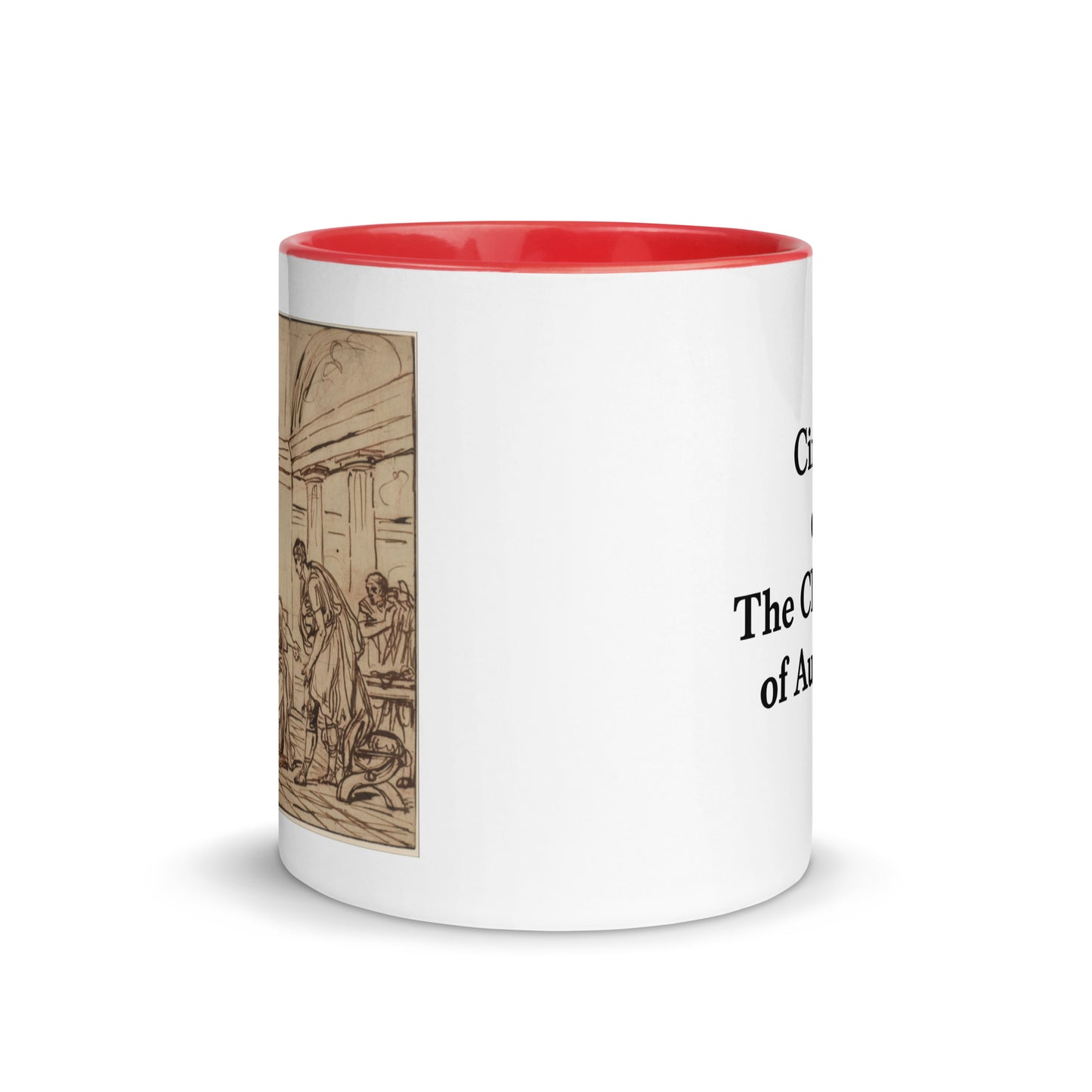 Cinna mug with color inside