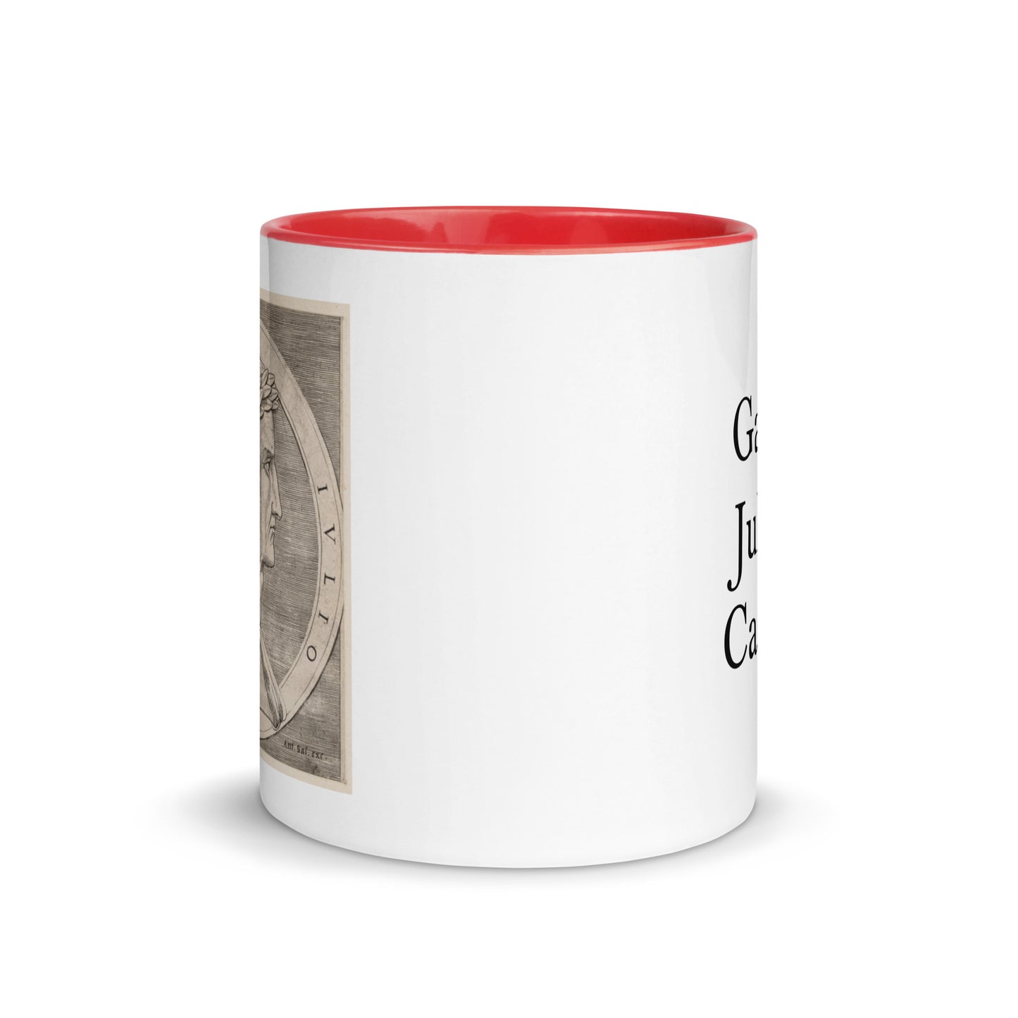 Gaius Julius Caesar mug with color inside