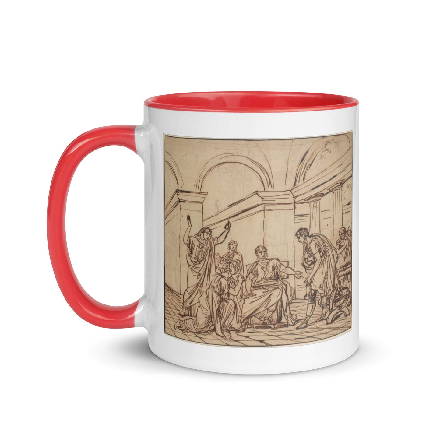 Cinna mug with color inside