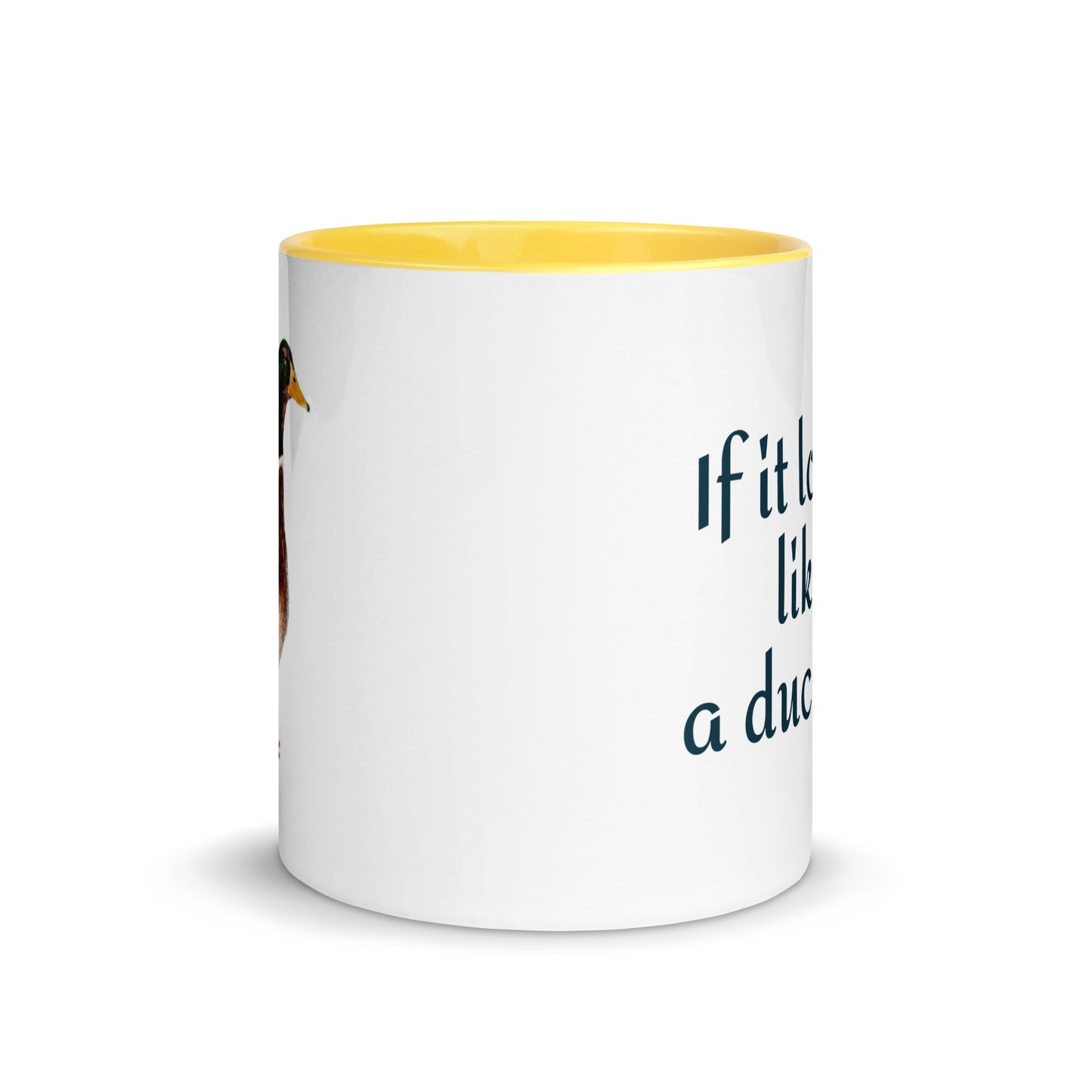 Looks like a duck Mug with Color Inside