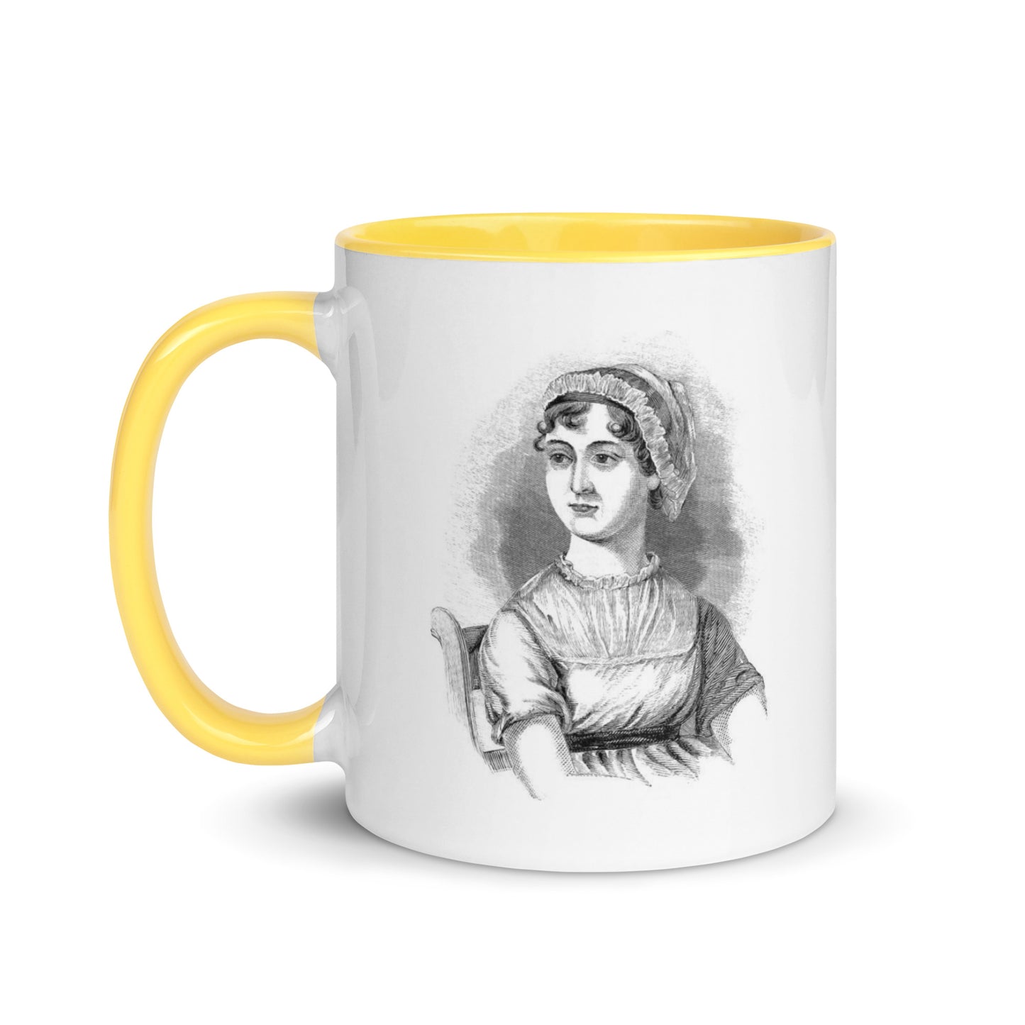 Jane Austen Mug with Color Inside