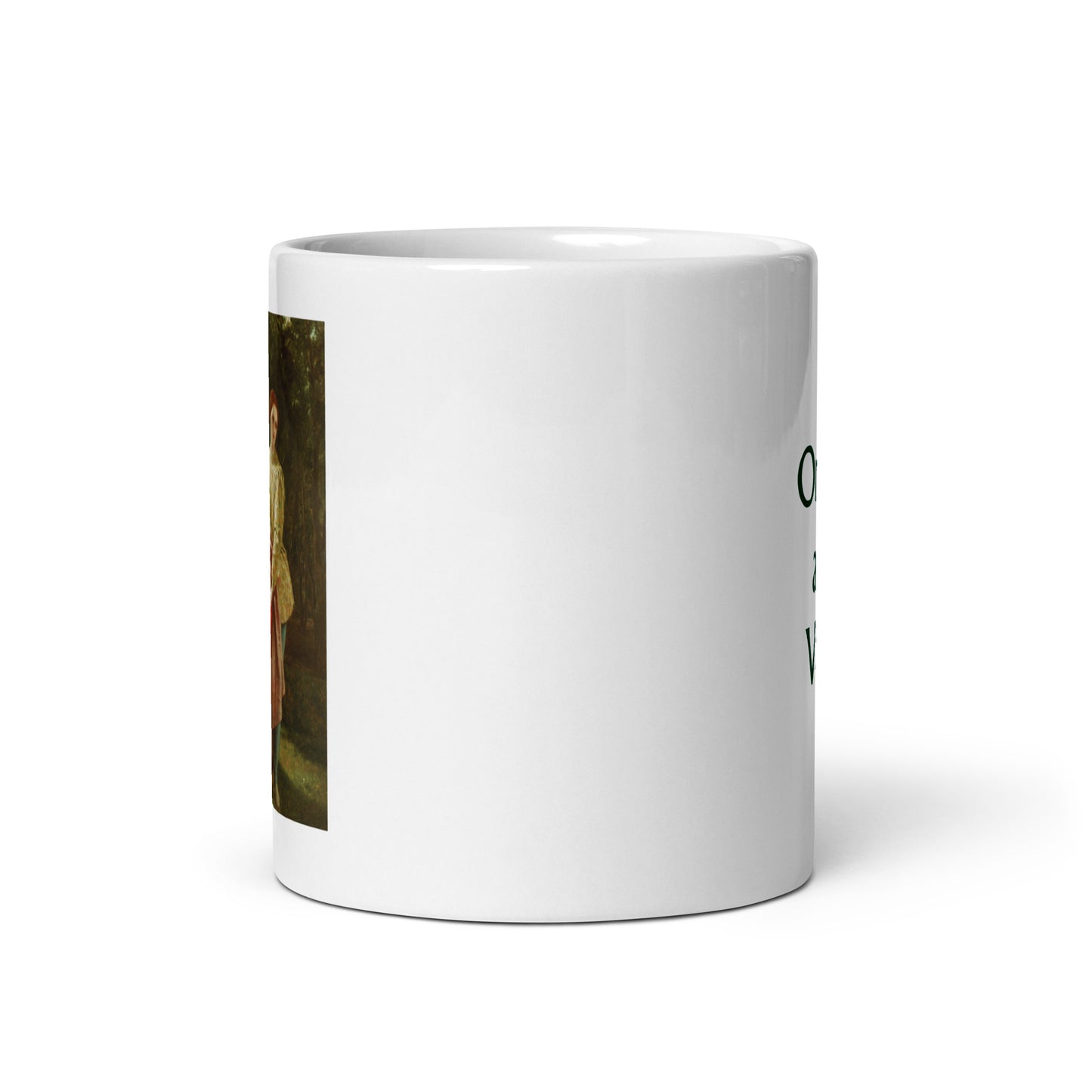 Orsino and Viola white glossy mug