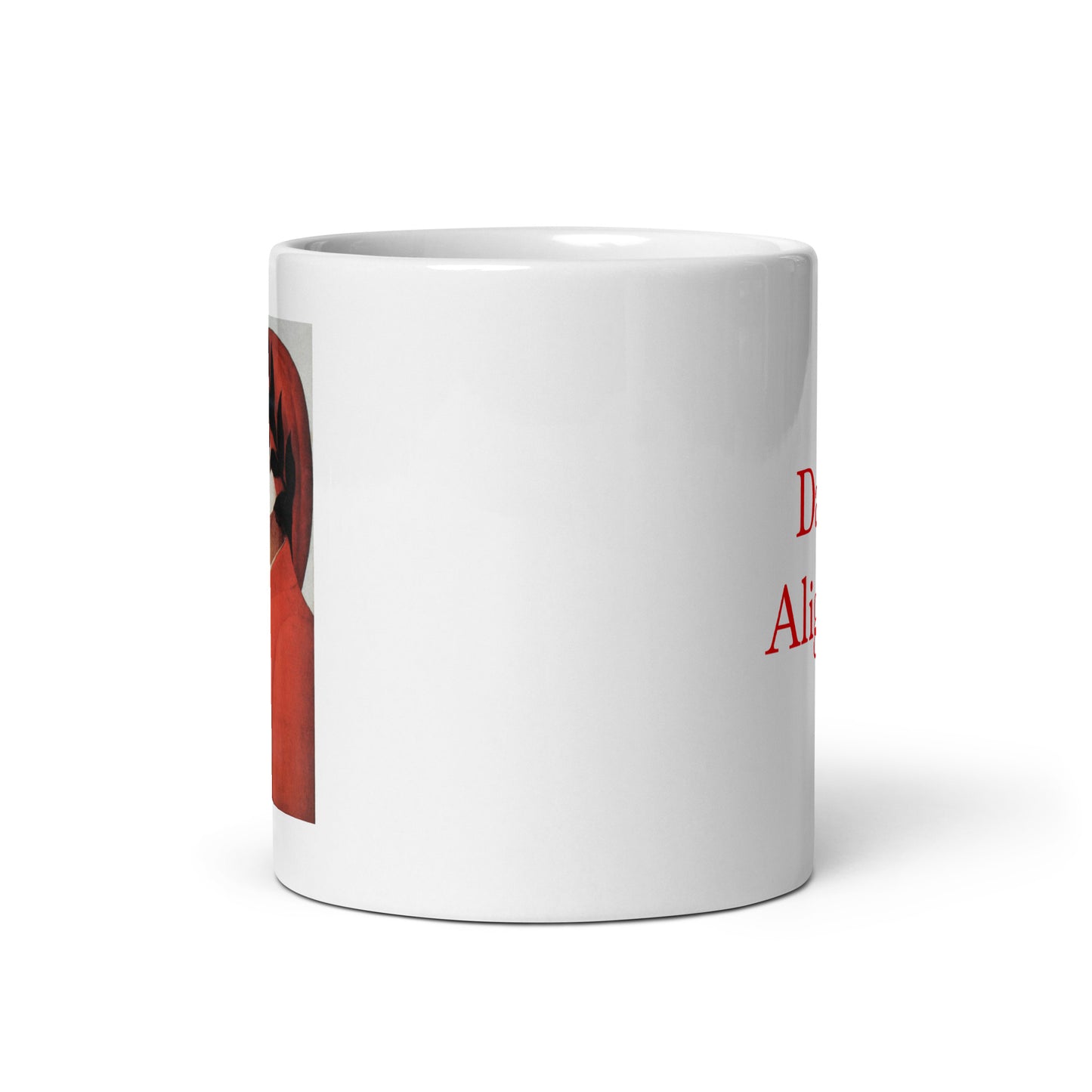 Dante Alighieri white glossy mug