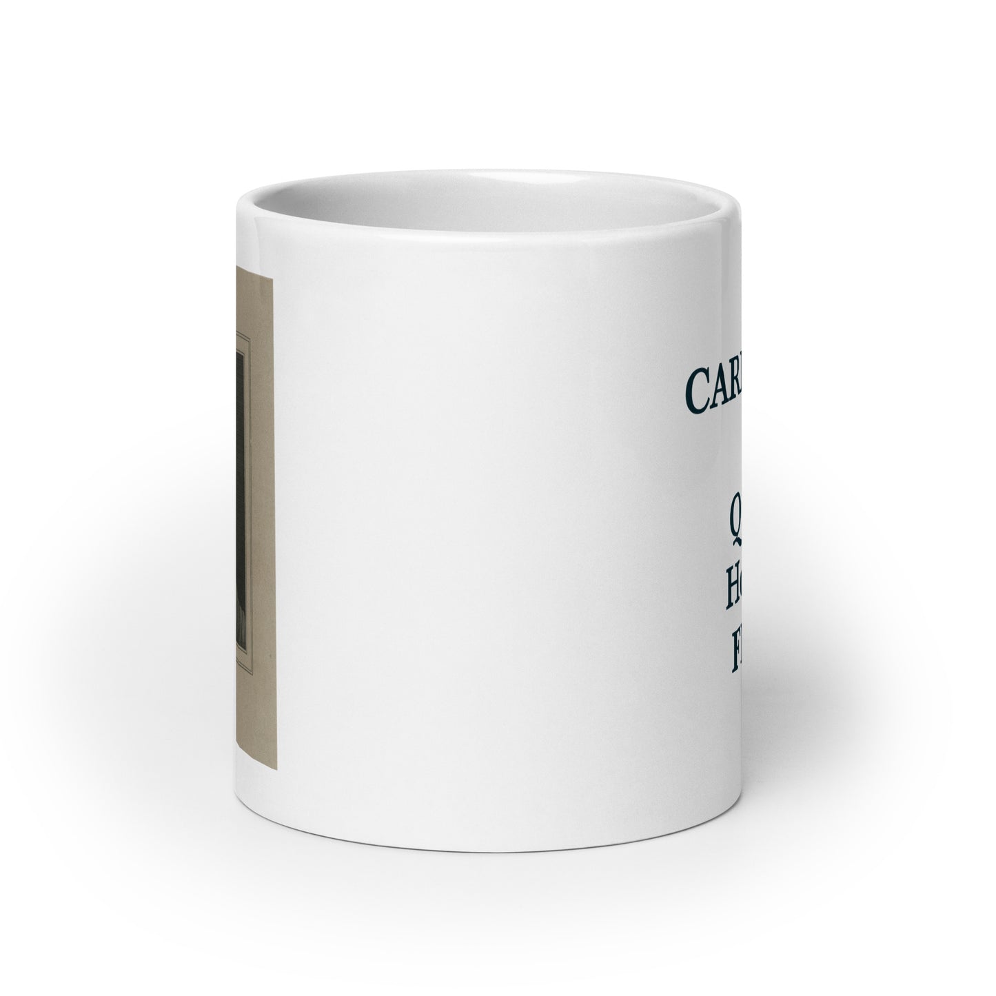 Horace white glossy mug
