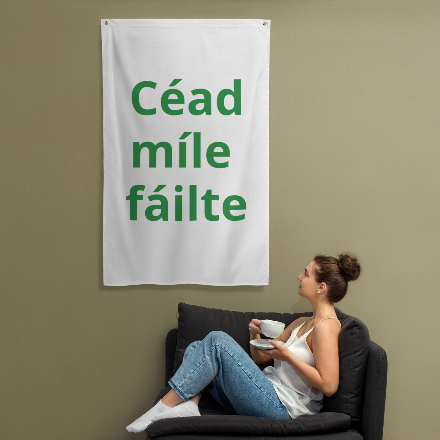 Céad míle fáilte Flag
