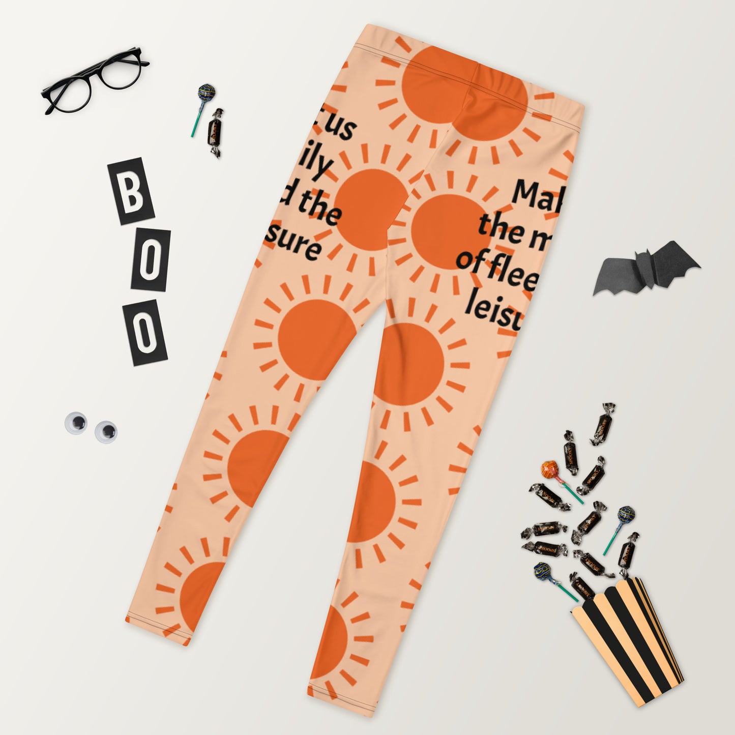 Gaily tread the measure Leggings