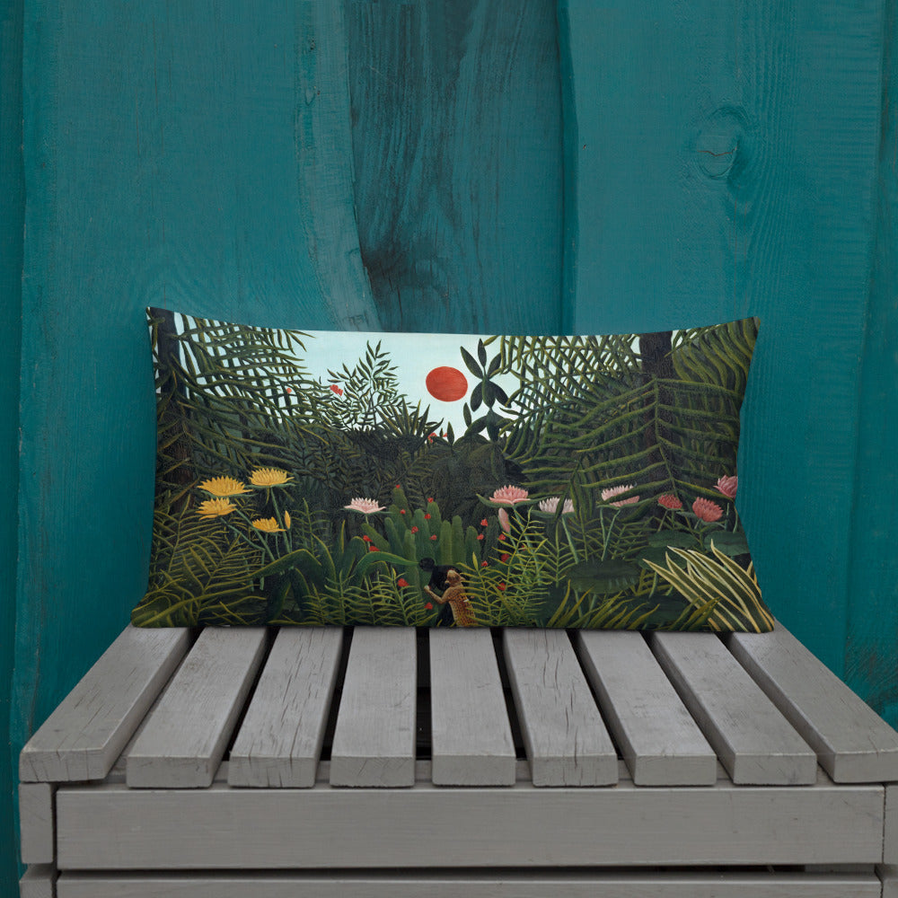 Rousseau's Virgin Forest Premium Pillow, 20 inches by 12 inches