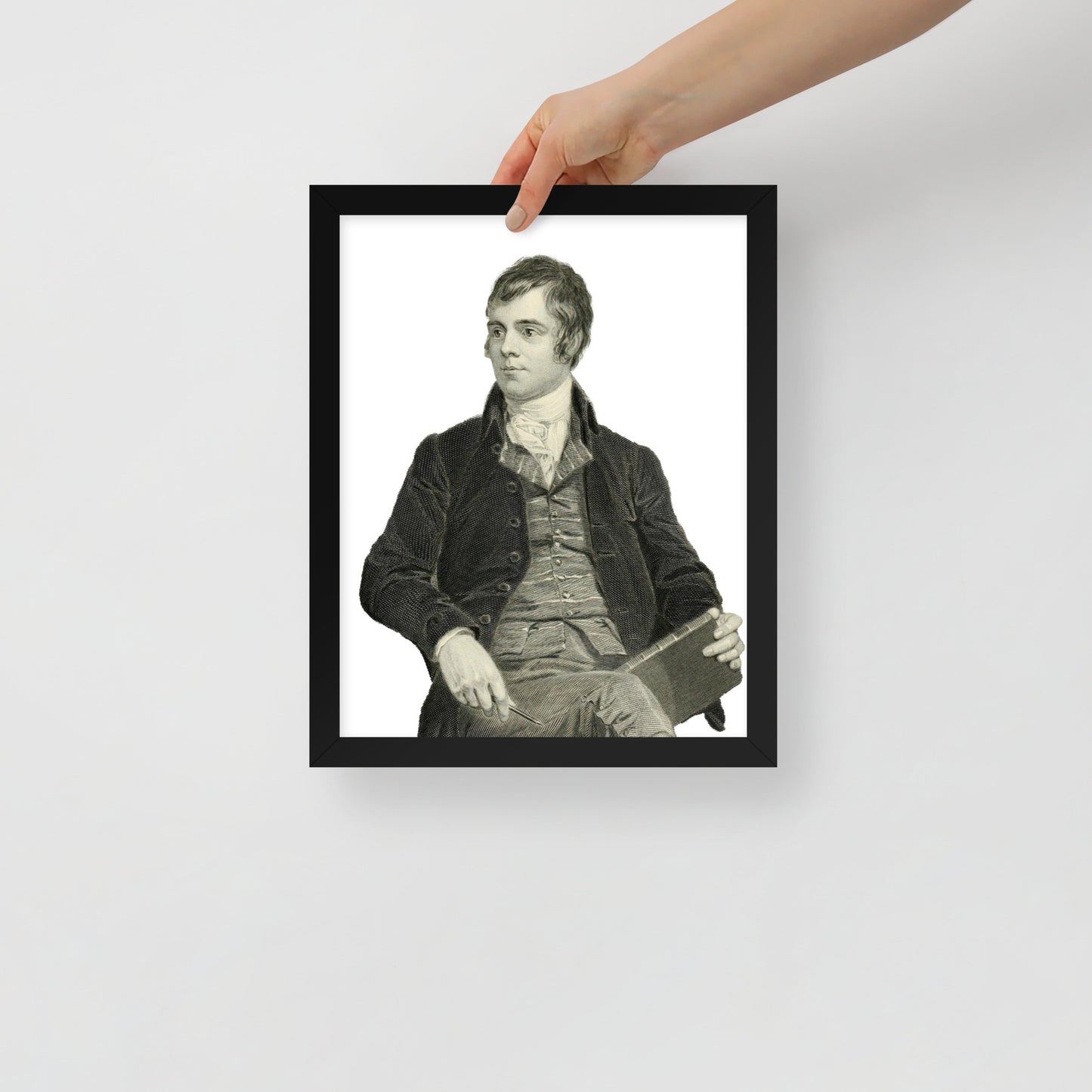 Robert Burns framed poster