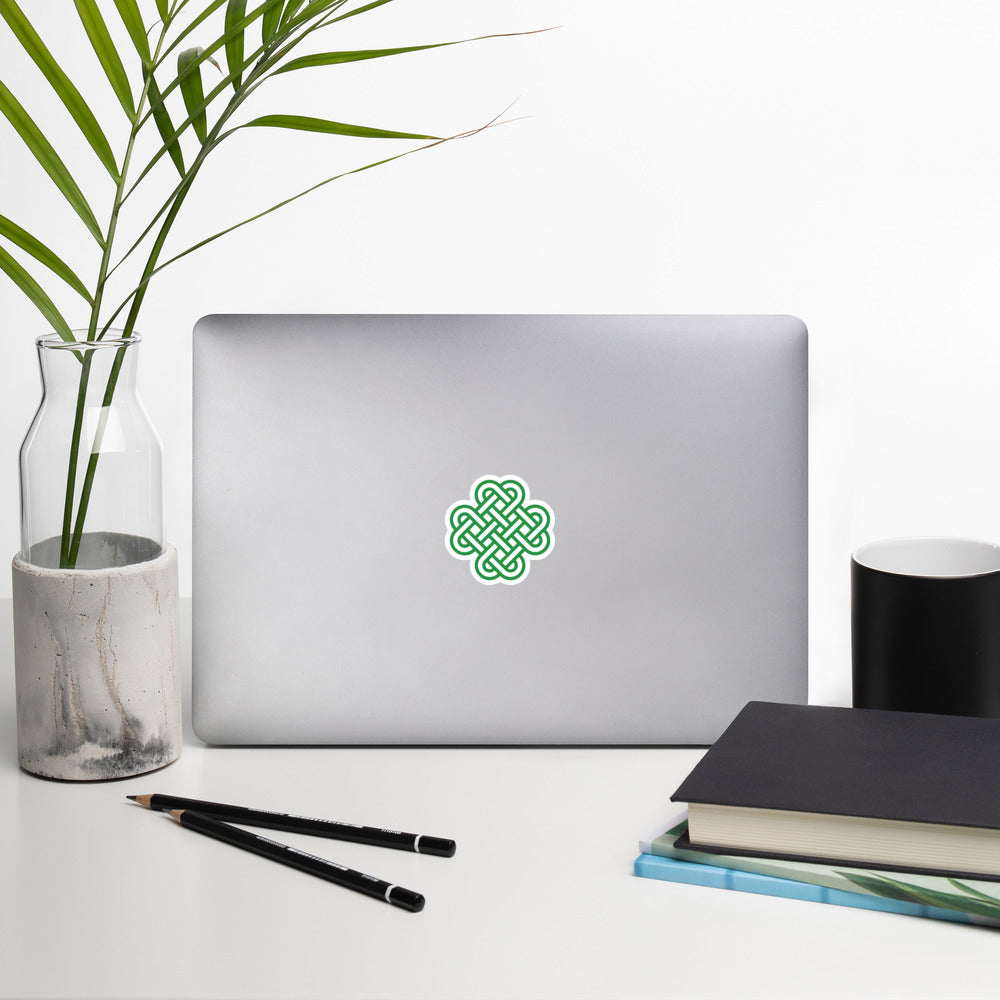 Celtic knot bubble-free sticker