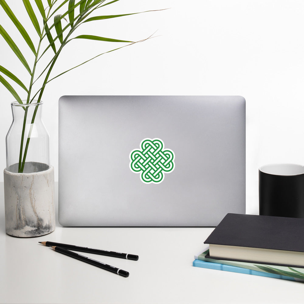 Celtic knot bubble-free sticker