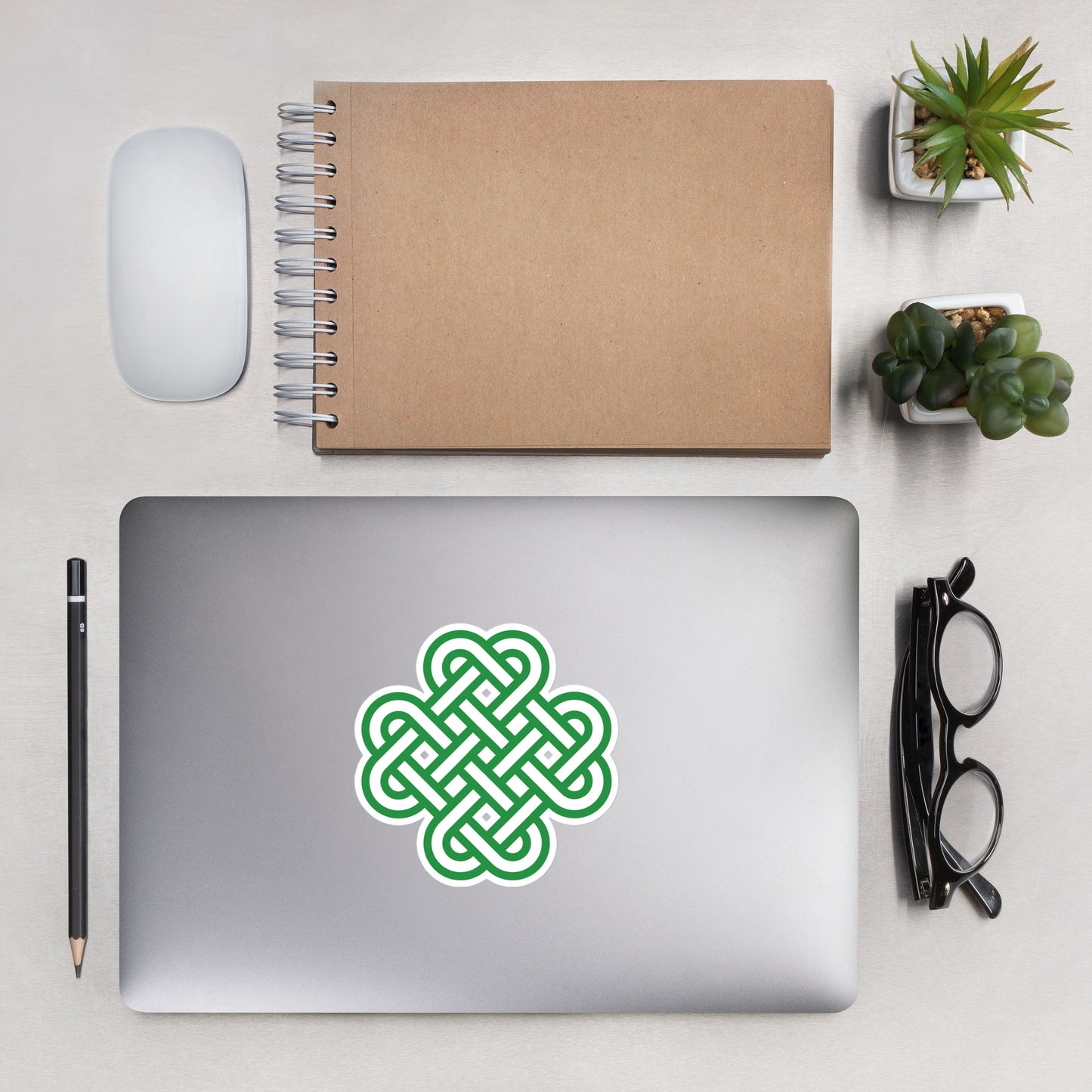 Celtic knot bubble-free sticker