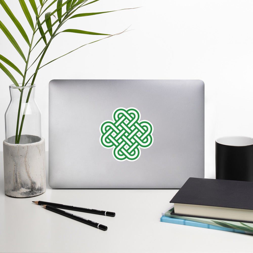 Celtic knot bubble-free sticker