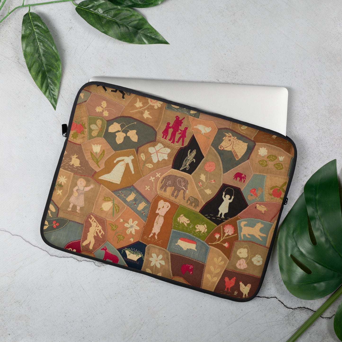 Crazy-quilt design Laptop Sleeve