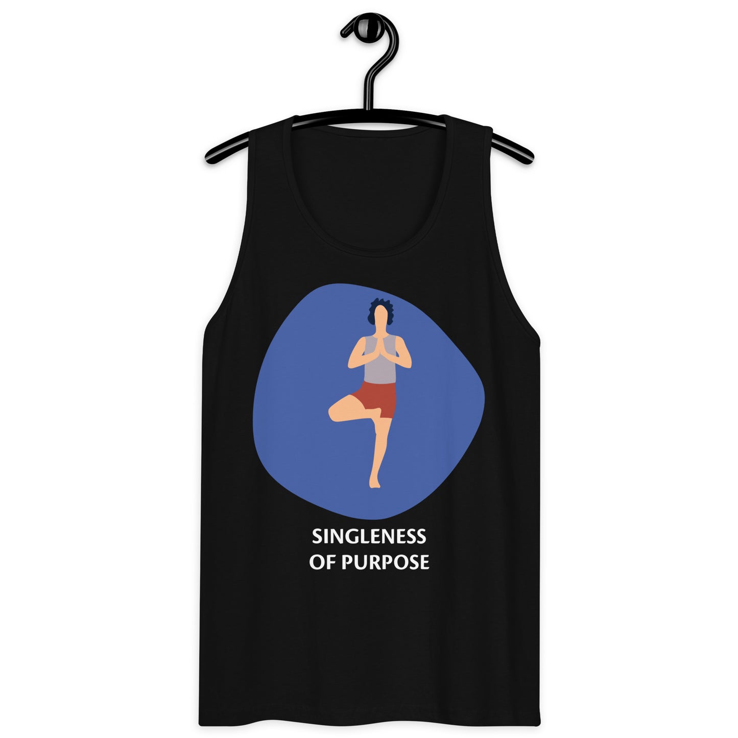 Singleness of Purpose men’s premium tank top