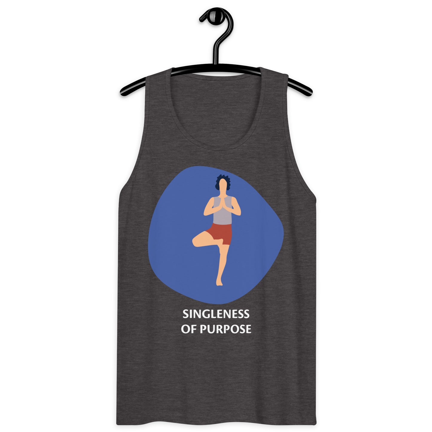 Singleness of Purpose men’s premium tank top
