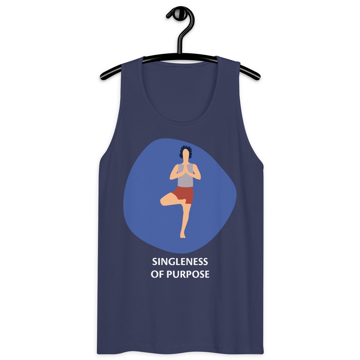 Singleness of Purpose men’s premium tank top