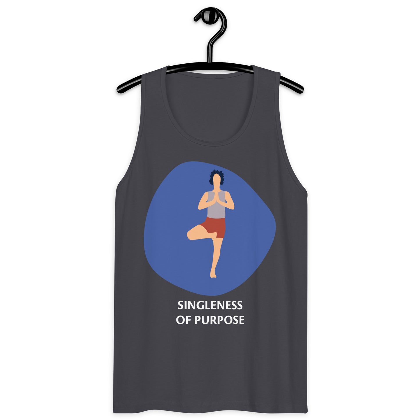 Singleness of Purpose men’s premium tank top