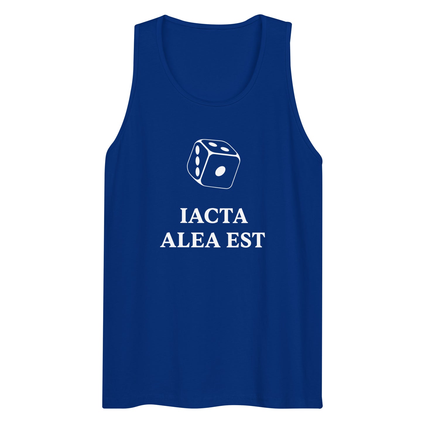 Iacta alea est, Men’s premium tank top