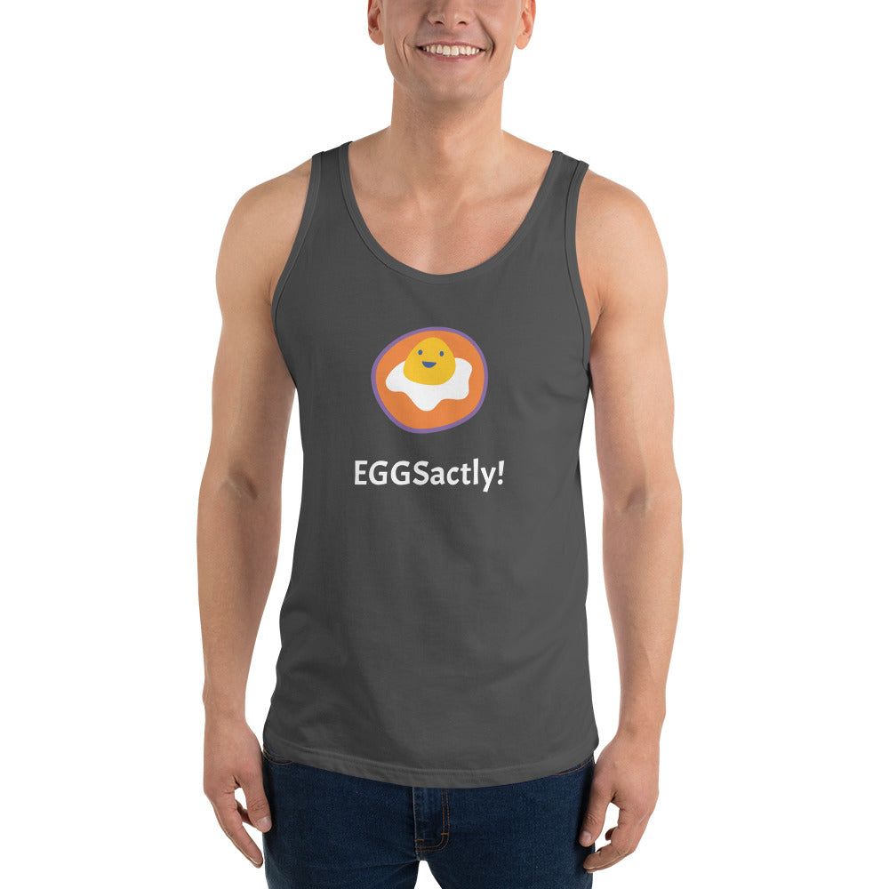 EGGSactly! Unisex Tank Top