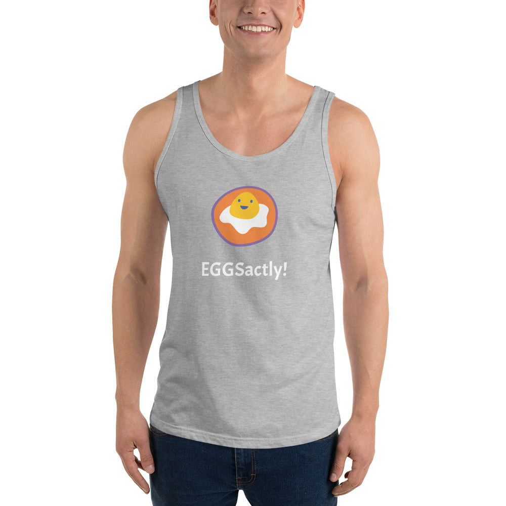 EGGSactly! Unisex Tank Top