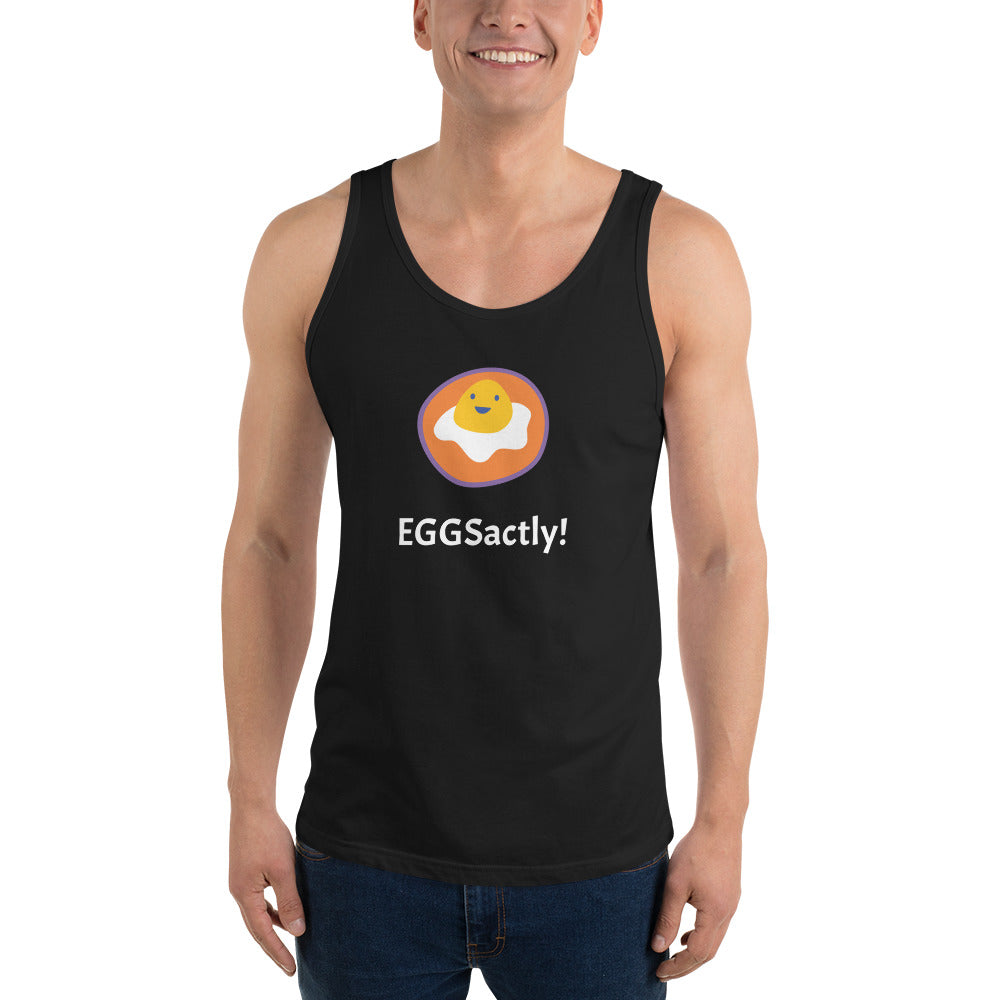 EGGSactly! Unisex Tank Top