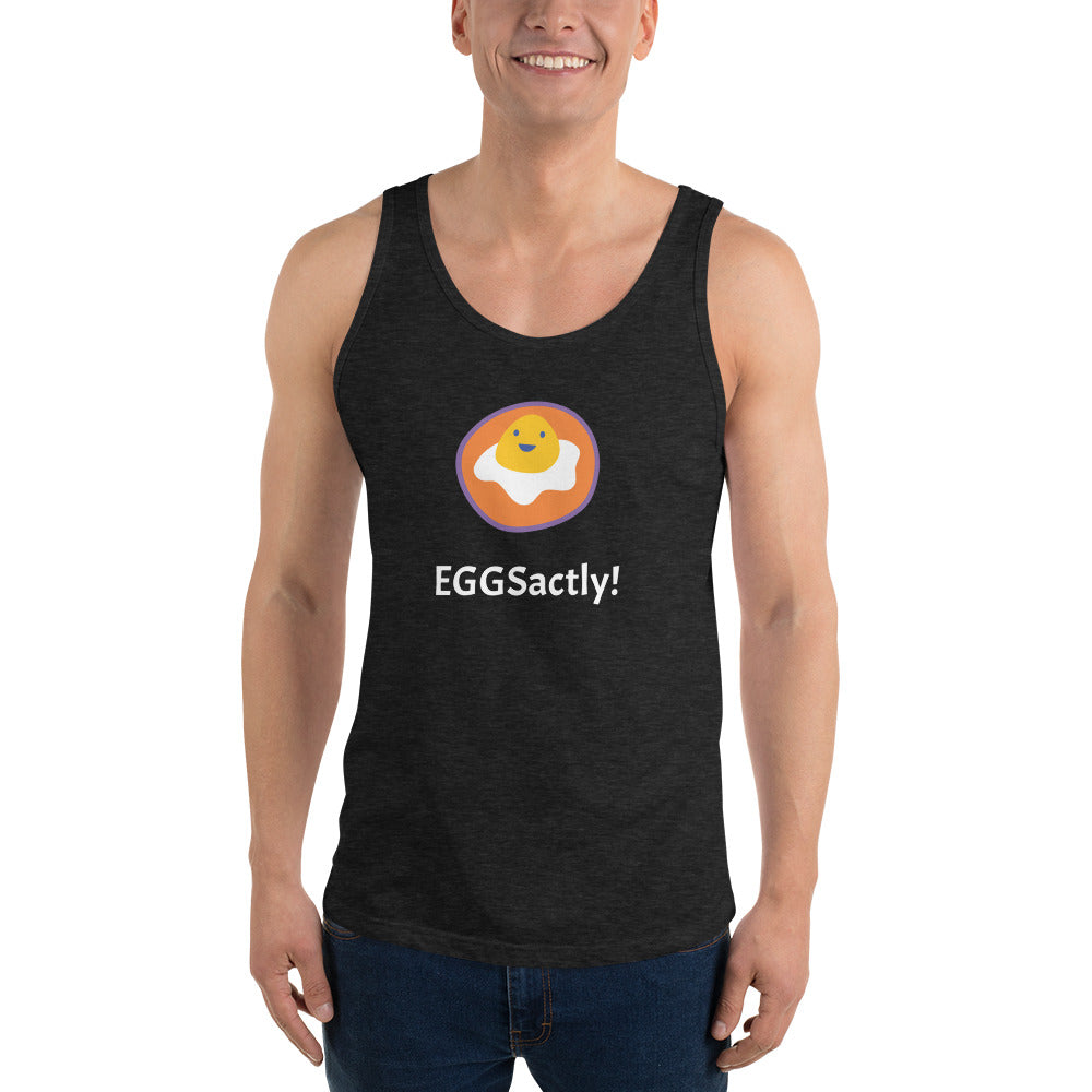 EGGSactly! Unisex Tank Top