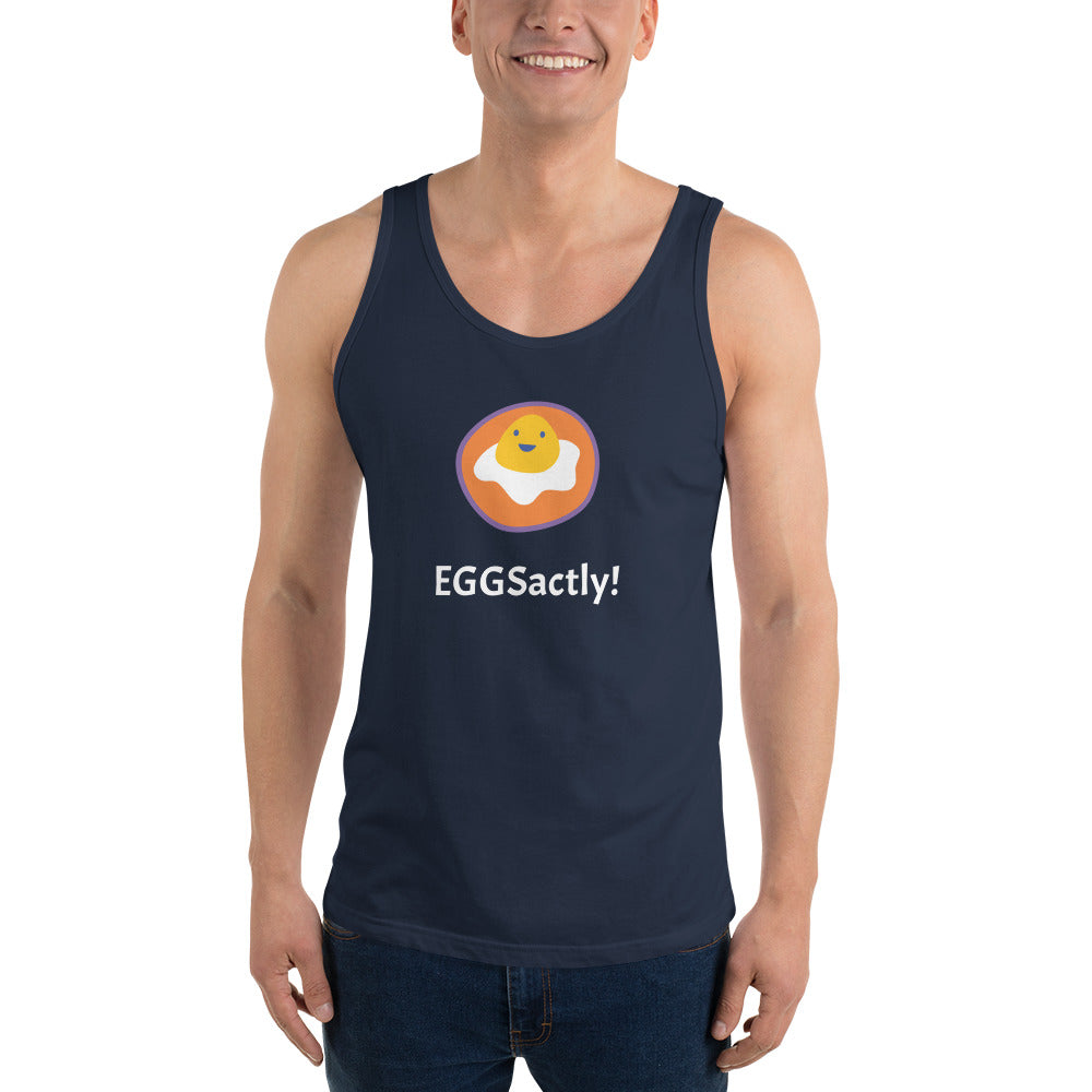 EGGSactly! Unisex Tank Top