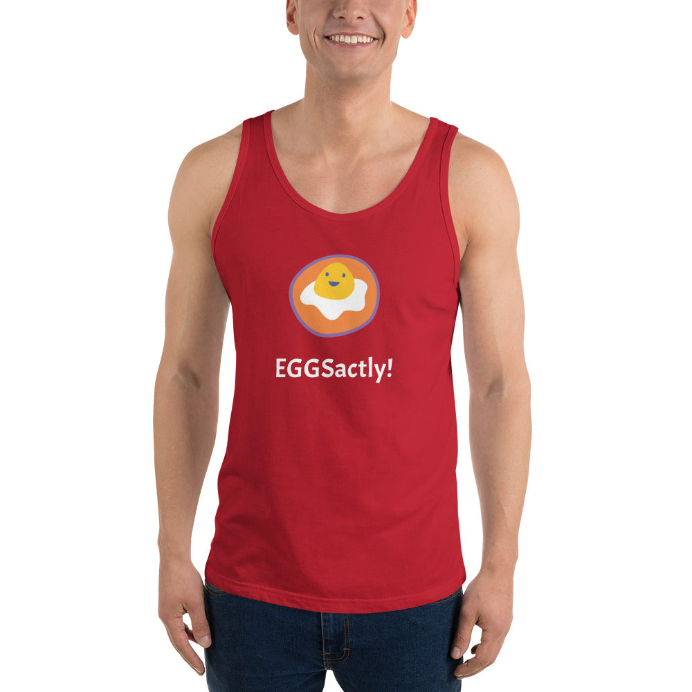 EGGSactly! Unisex Tank Top
