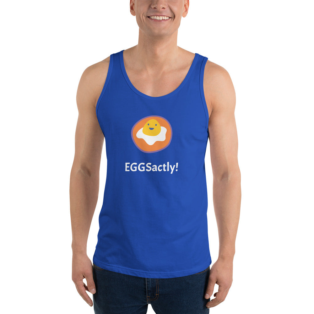 EGGSactly! Unisex Tank Top