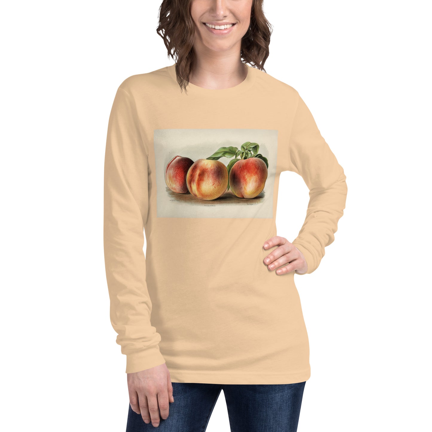 Peaches Unisex Long Sleeve Tee